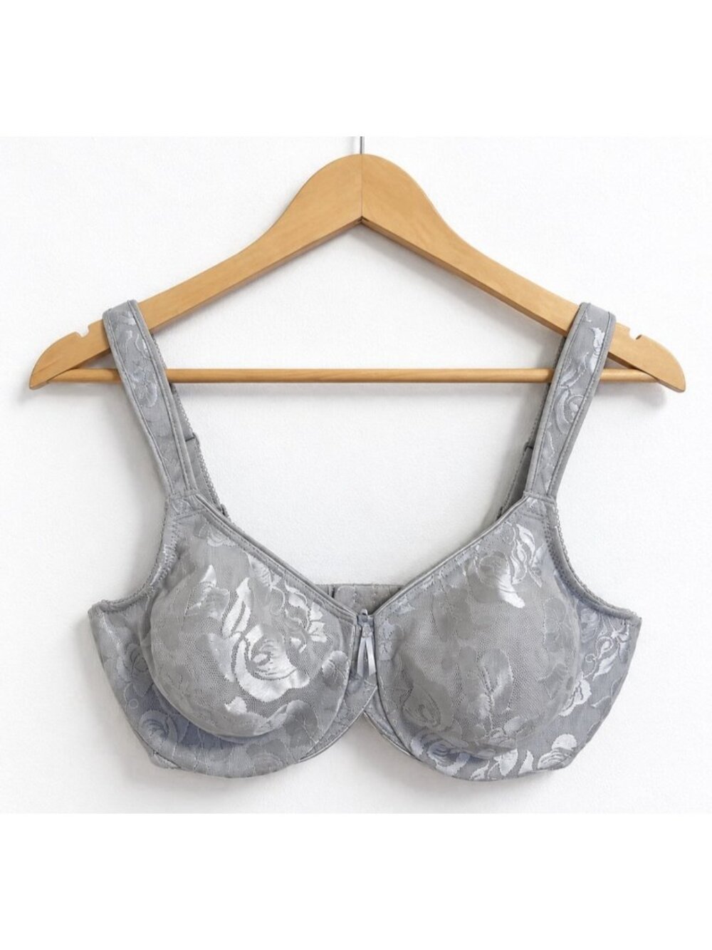 Wacoal Awareness 85567 Seamless Full Coverage Underwire Bra Gray 34D